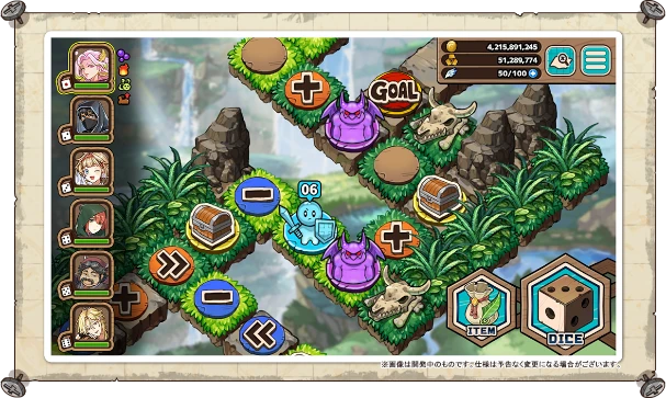 「Rogue Roll Ruler's」画面紹介2